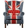 Vintage Fabric 1 Seater Sofa JEANJACK