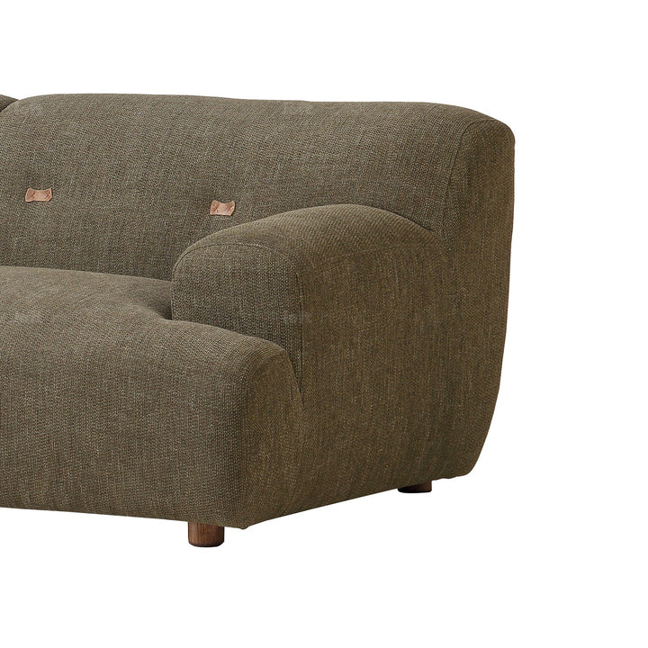 Vintage fabric 3 seater sofa akashi conceptual design.