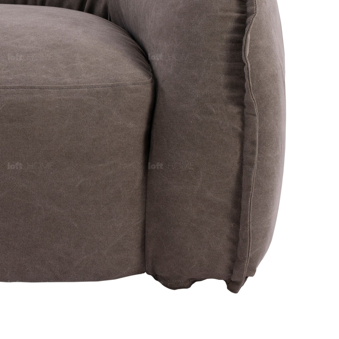 Vintage fabric 3 seater sofa arlo conceptual design.