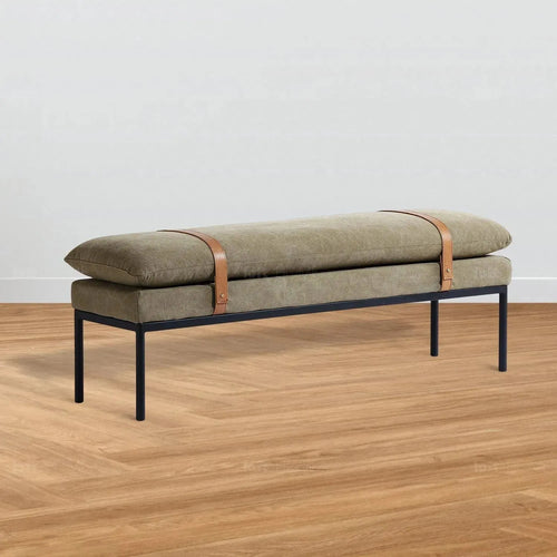 Vintage Fabric Bench HUNTER Good to Know Preview-1