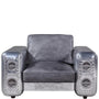 Industrial Genuine Leather 1 Seater Sofa AIRCRAFT