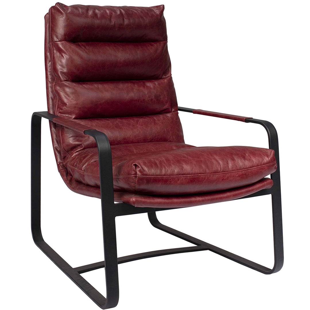 Vintage genuine leather 1 seater sofa bardo situational feels.