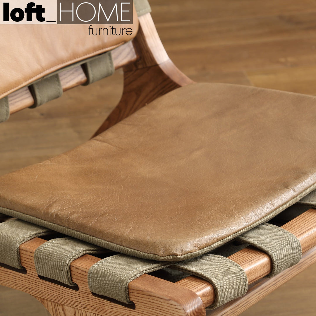 Vintage genuine leather 1 seater sofa greyter conceptual design.