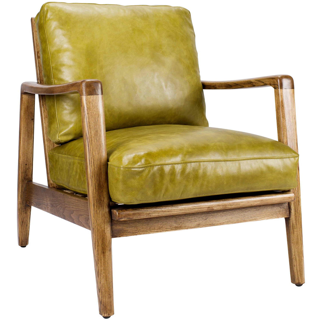 Vintage genuine leather 1 seater sofa kaprys conceptual design.