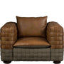 Vintage Genuine Leather 1 Seater Sofa MARTIN