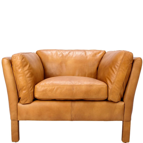 Vintage Genuine Leather 1 Seater Sofa REGGIO Good to Know Preview-1