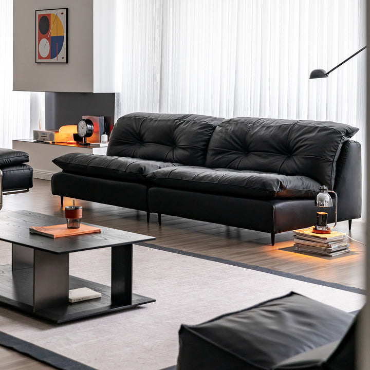 Vintage genuine leather 1 seater sofa riga material variants.