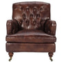 Vintage Genuine Leather 1 Seater Sofa RINO