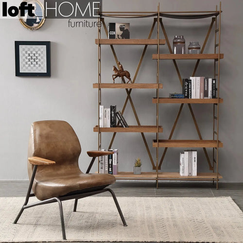 Industrial Genuine Leather 1 Seater Sofa SAND MASTER Good to Know Preview-1