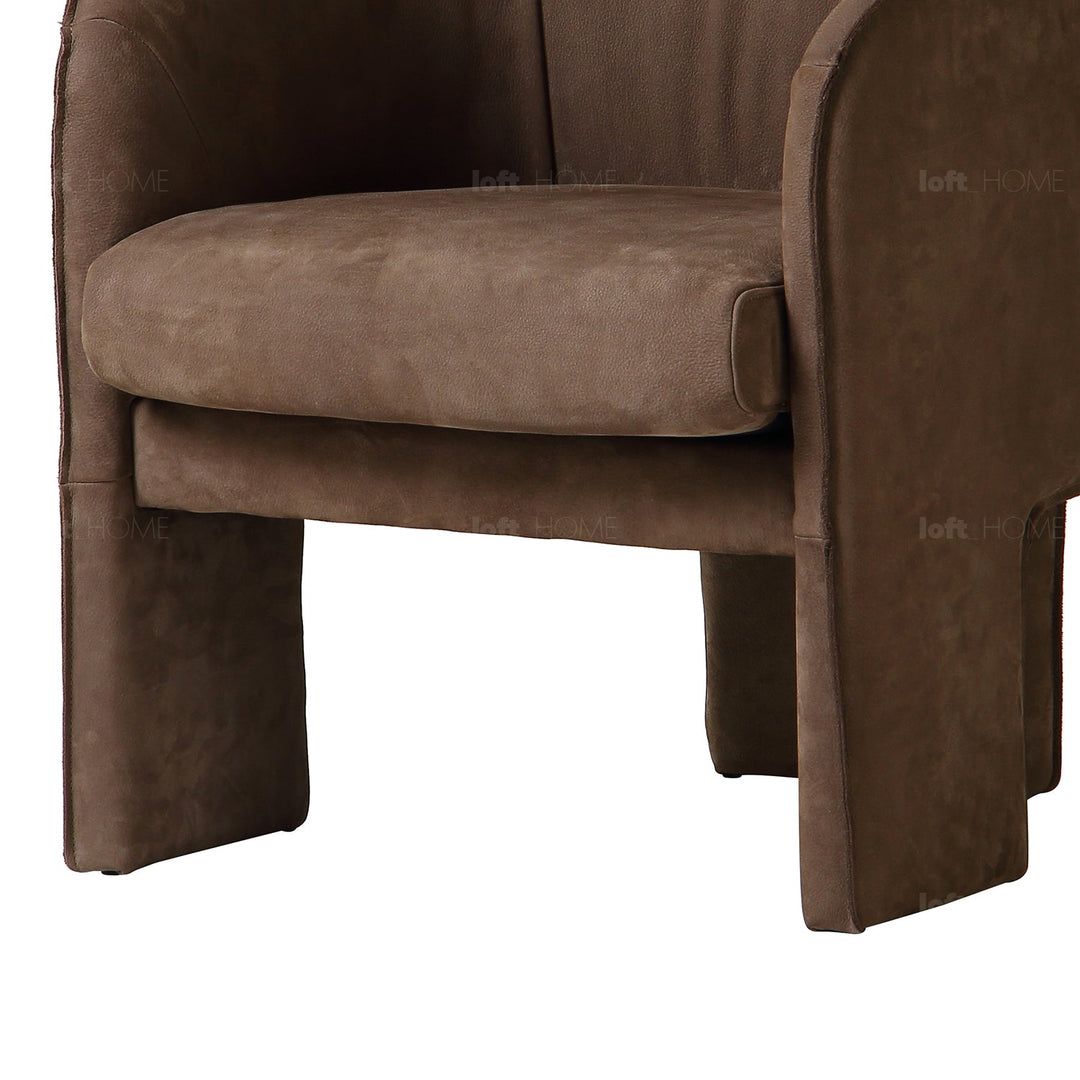 Vintage genuine leather 1 seater sofa vintage joy layered structure.