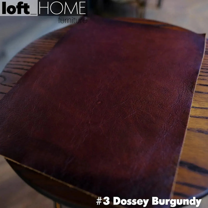 Vintage genuine leather 1 seater sofa wing s conceptual design.