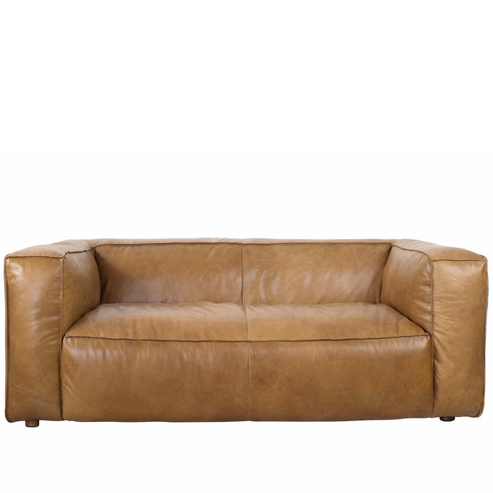 Vintage Genuine Leather 2 Seater Sofa ANTIQUE MASTER