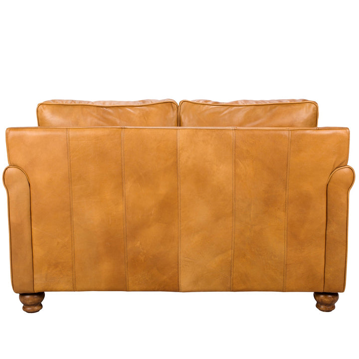 Vintage genuine leather 2 seater sofa barclay conceptual design.