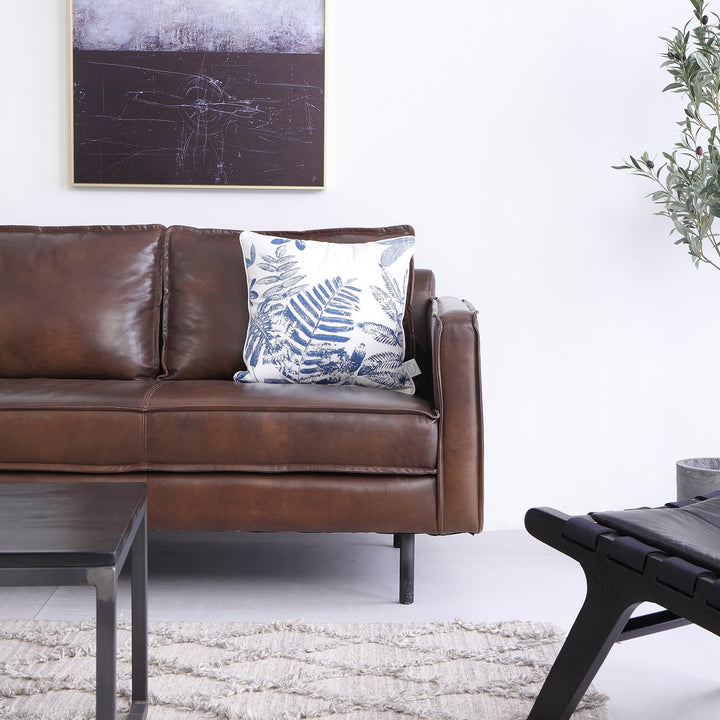 Vintage Genuine Leather 2 Seater Sofa BELGIAN