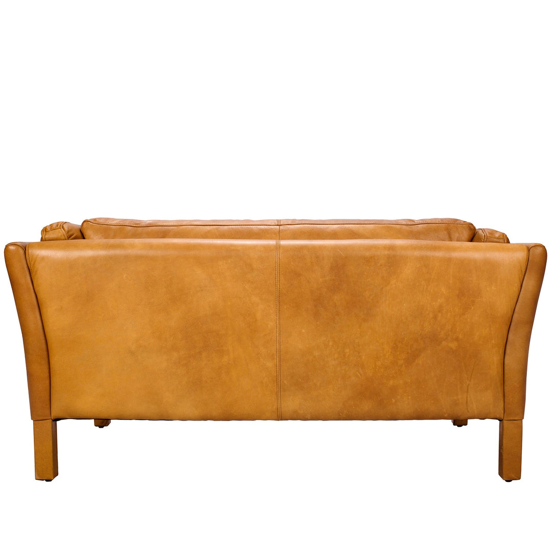 Vintage genuine leather 2 seater sofa reggio detail 2.