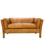 Vintage Genuine Leather 2 Seater Sofa REGGIO