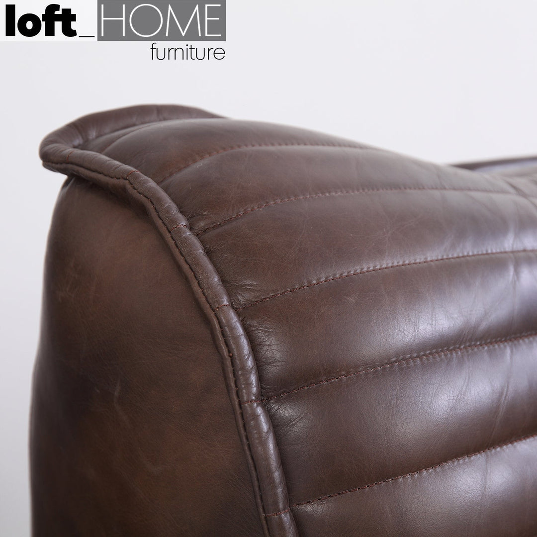 Vintage Genuine Leather 3 Seater Sofa AIRMASTER