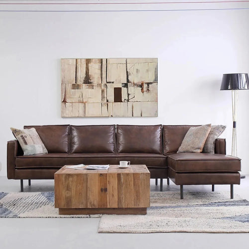 Vintage Genuine Leather 3 Seater Sofa BELGIAN Good to Know Preview-1
