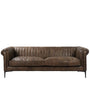 Vintage Genuine Leather 3 Seater Sofa ELIS