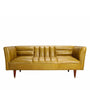 Vintage Genuine Leather 3 Seater Sofa LUSH