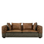 Vintage Genuine Leather 3 Seater Sofa MARTIN