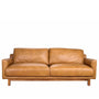 Vintage Genuine Leather 3 Seater Sofa RW And NUT TER