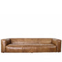 Vintage Genuine Leather 4 Seater Sofa ANTIQUE MASTER