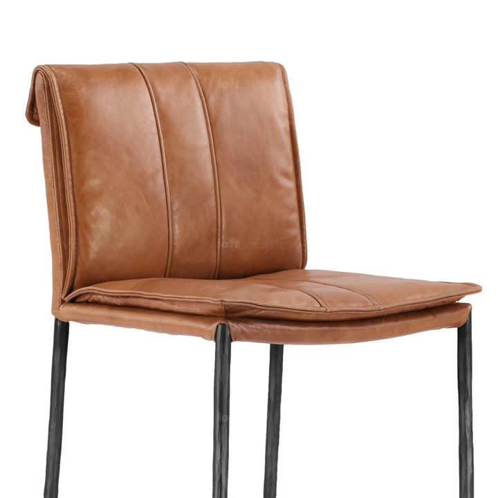 Vintage genuine leather bar chair lux situational feels.