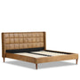 Vintage Genuine Leather Bed Frame TUXEDO