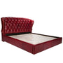 Vintage Genuine Leather Bed Frame WING