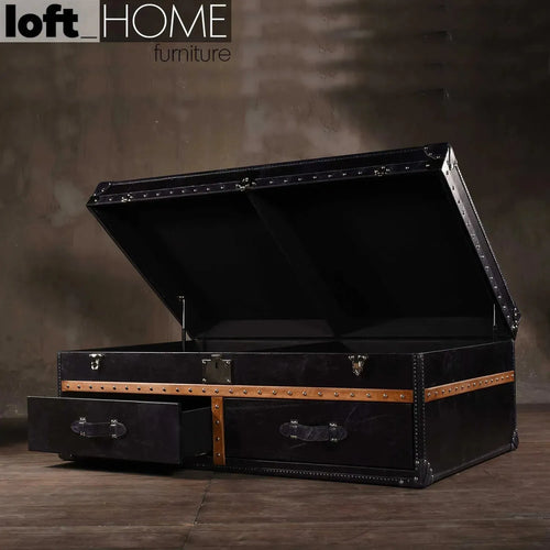 Vintage Genuine Leather Coffee Table OX TRUNK Good to Know Preview-1
