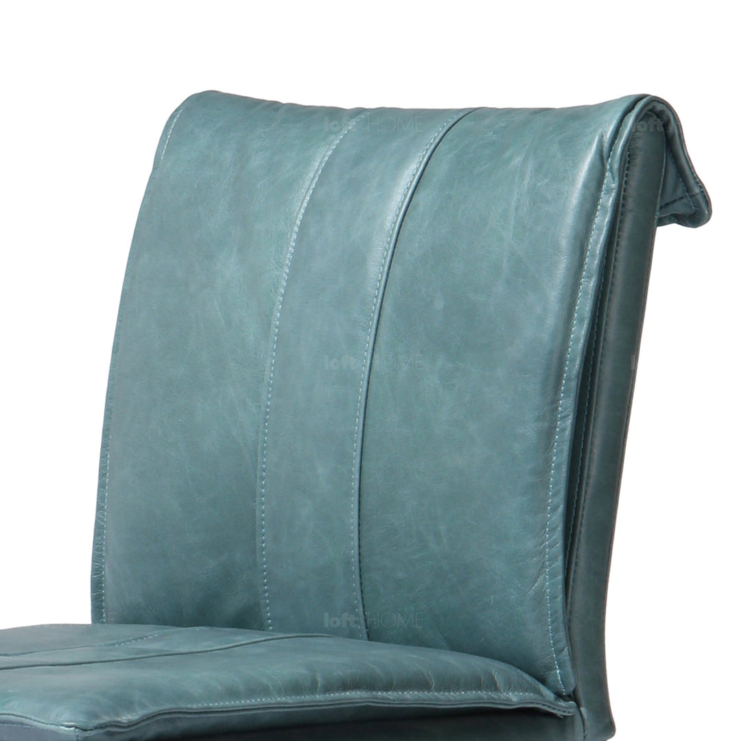 Vintage genuine leather dining chair lux situational feels.