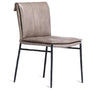 Industrial Genuine Leather Dining Chair LUX