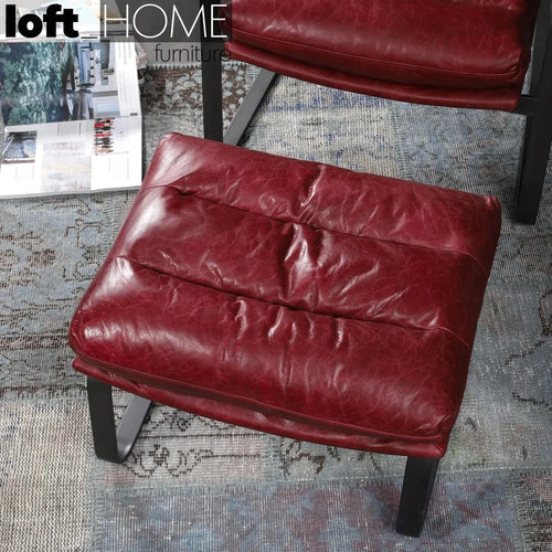 Vintage Genuine Leather Ottoman BARDO Good to Know Preview-1