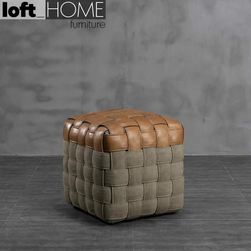 Vintage Genuine Leather Ottoman MARTIN S Good to Know Preview-1