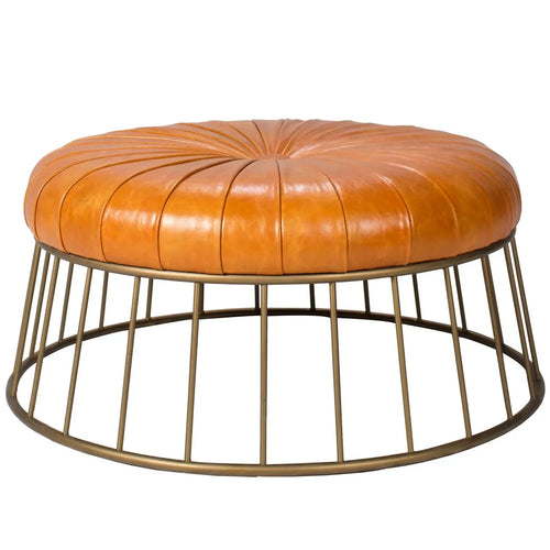 Vintage Genuine Leather Ottoman SPIRAL Good to Know Preview-1