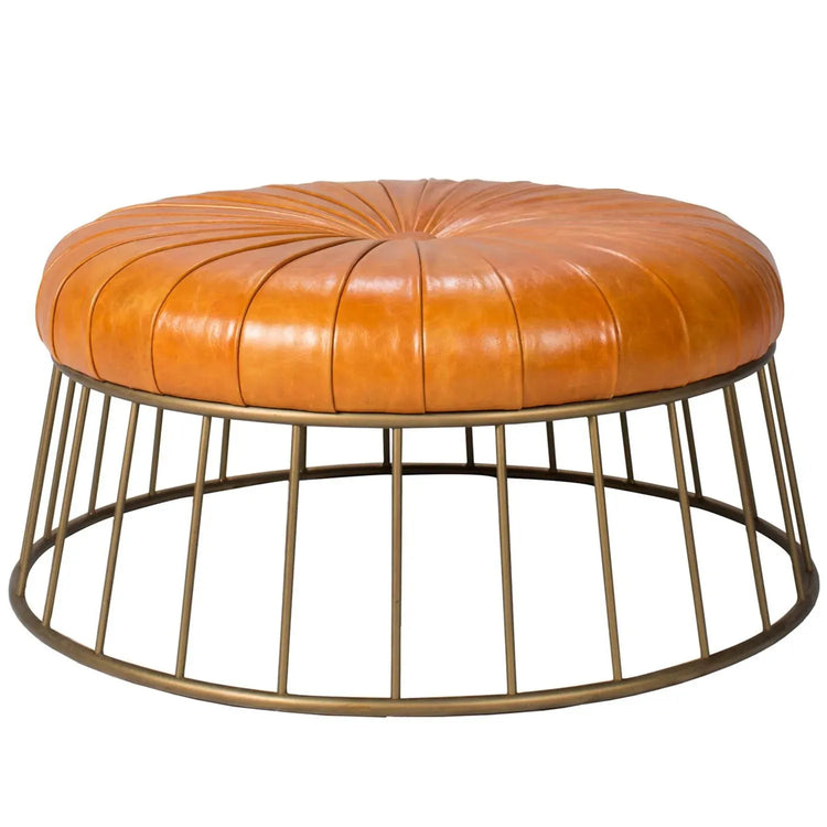 Vintage Genuine Leather Ottoman SPIRAL Good to Know Preview-1