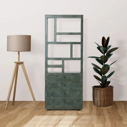 Vintage Genuine Leather Bookshelf MURPHY Good to Know Preview-1