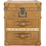 Vintage Genuine Leather Side Table NUT TER TRUNK