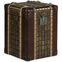 Vintage Genuine Leather Side Table WARRIORS