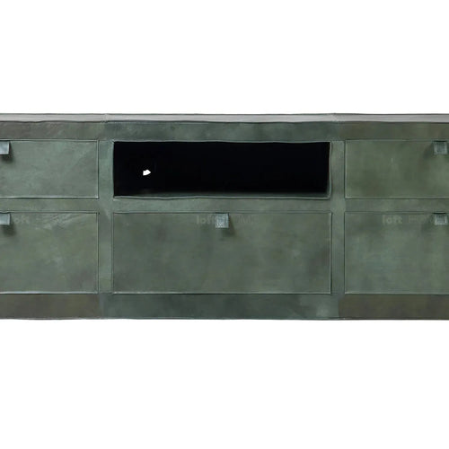 Vintage Genuine Leather TV Console MURPHY Good to Know Preview-1