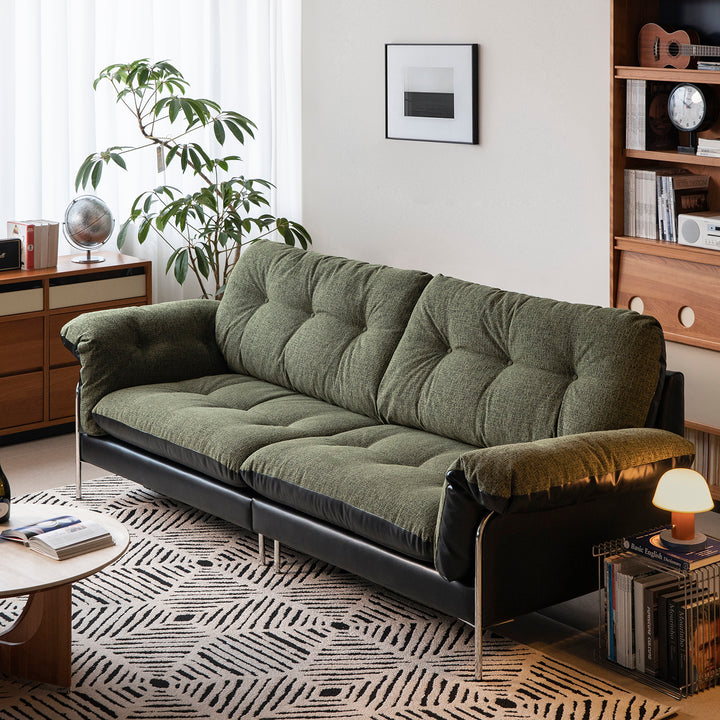 Vintage microfiber leather and fabric 2 seater sofa oasis size charts.