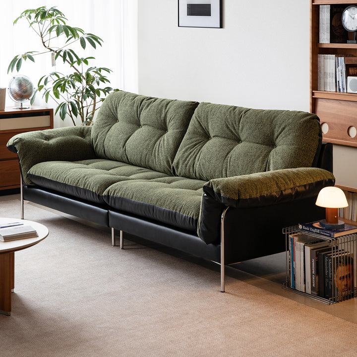 Vintage microfiber leather and fabric 4 seater sofa oasis size charts.