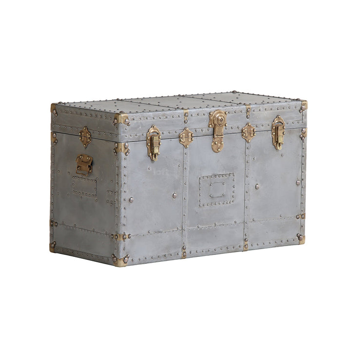 Vintage Stainless Steel Cabinet TURBOJET