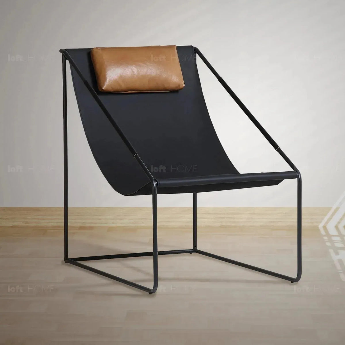 Bauhaus vege genuine leather 1 seater sofa winslow with context.