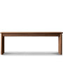 Japandi Walnut Wood Dining Bench RIVERIN