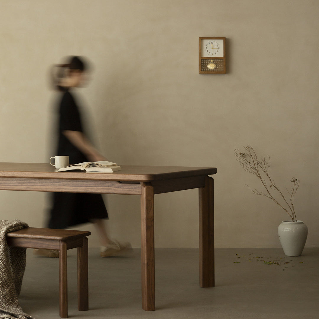 Vintage walnut wood dining bench riverin size charts.