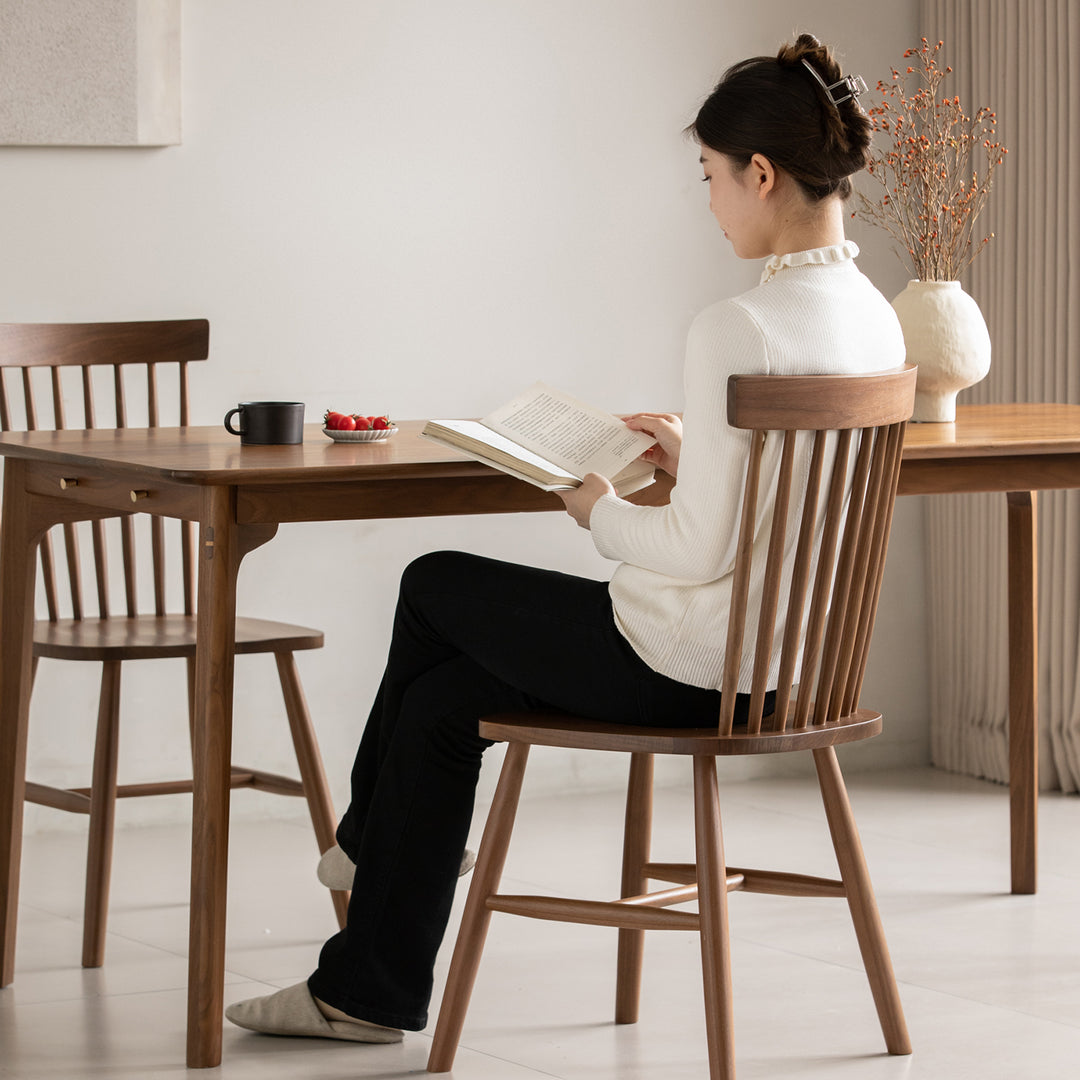 Vintage walnut wood dining chair windsor size charts.