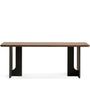 Japandi Walnut Wood Dining Table SAVOR