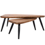 Industrial Wooden Coffee Table GREYASH